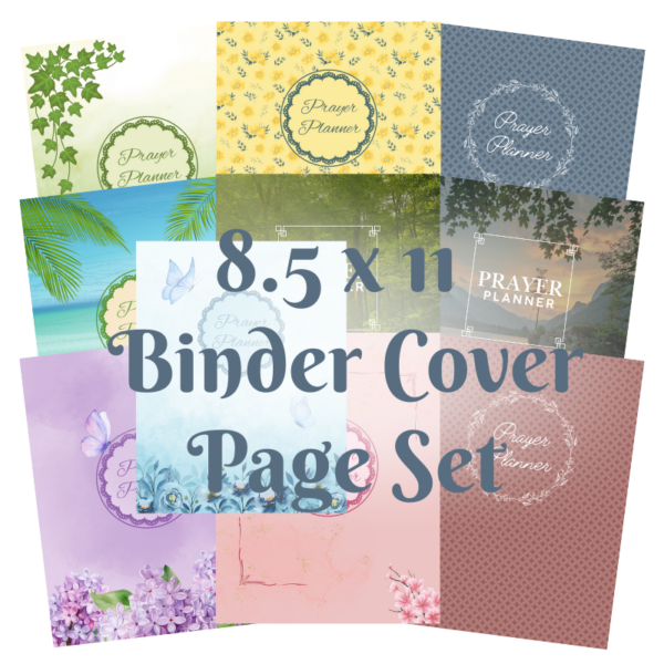 8.5 x 11 Binder Cover 10-Page Set