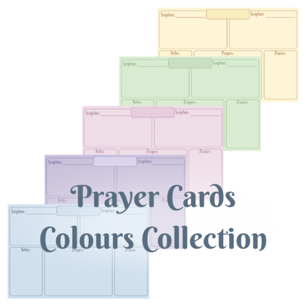 Prayer Cards - Colours Collection