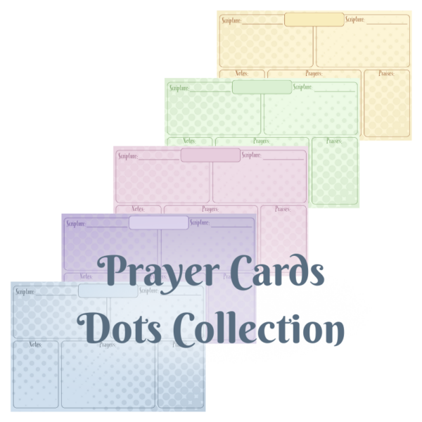 Prayer Cards - Dots Collection