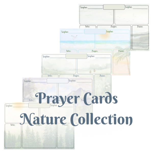 Prayer Cards - Nature Collection